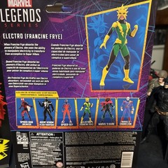 Marvel Legends Retro Spider-Man Electro Francine Frye 6” Action Figure Complete