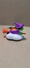 Hard Plastic Flying Witch on Broom Halloween “Pullback Racer”