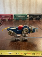 Vintage Bandai 1981 Voltron #4 Blue Lion Y&K Action Figure Die-cast GB-36 Japan