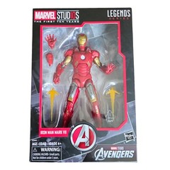 MARVEL LEGENDS MARVEL STUDIOS THE FIRST TEN YEARS IRON MAN MARK VII FIGURE NEW