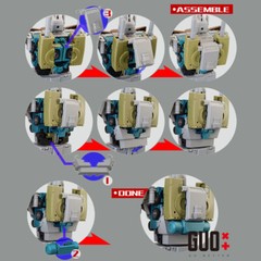in stock! Filler Left Arm Cover Upgrade Kit For Magic Square MS-TOYS Bruticus