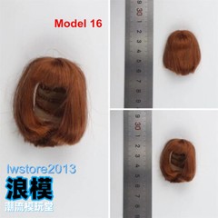 1/6 Artificial Hair Wig Cover For 12″ Female Phicen TBL JO Figure Head Body Toys