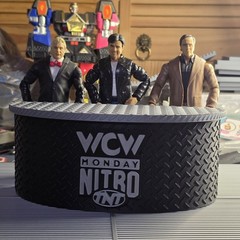 WWE Mattel 3D Printed WCW Monday Nitro Announce Table Accessory