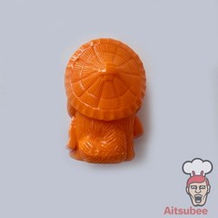 REALXHEAD UNPAINTED ORANGE TANUKI FIGURE SOFUBI JAPAN RELEASE US SELLER REALHEAD