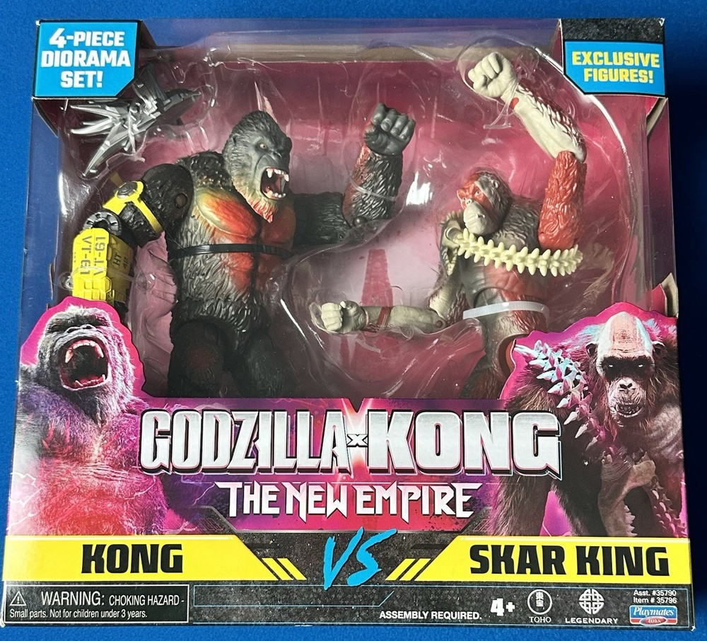 2024 Godzilla x Kong MonsterVerse Kong vs Skar King Figures Diorama EXCLUSIVE