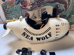 1975 GI Joe SEA WOLF Submarine w/ Box 7460 Adventure Team Vintage Hasbro Parts