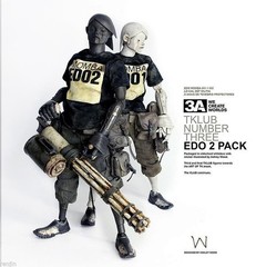 ThreeA Tomorrow Kings MOMBA EDO1 & EDO2 1/6 Two‑Pack Figures SEALED 2013
