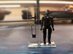 G.I. Joe Vintage 1982 Snake Eyes V1 Acrylic Base Set 🔥No Toy Included🔥