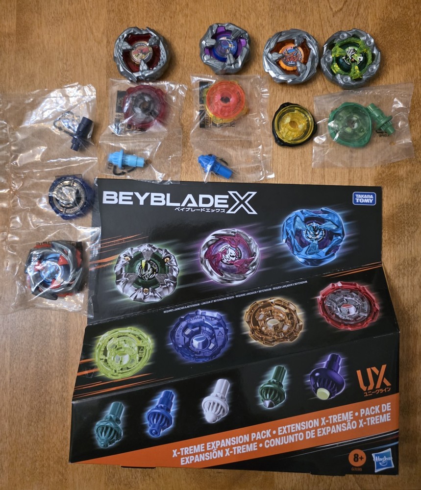New Ultimate Deluxe Knightmail Set Hasbro Beyblade X UX BX Wand 1-60R 9-60LR