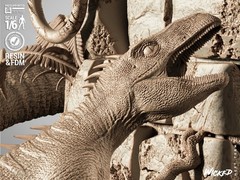3D Printed Fan Art Tomb Raider Diorama by Wicked