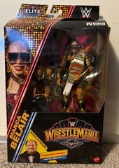 WWE Elite WrestleMania Vegas Howard Finkel BAF Bianca Belair NO BAF Part
