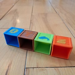 TRAINS & CRANES SUPER TOWER REPLACEMENT CARGO CRATES Thomas Train Trackmaster