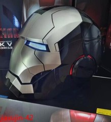 AUTOKING 1:1 Wearable JARVIS Voice Control Cosplay Iron Man MK5 Helmet Mask Gift