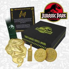 Jurassic Park Ranger Service Award – 10 Years Service – Limited 1993 – 24K Gold