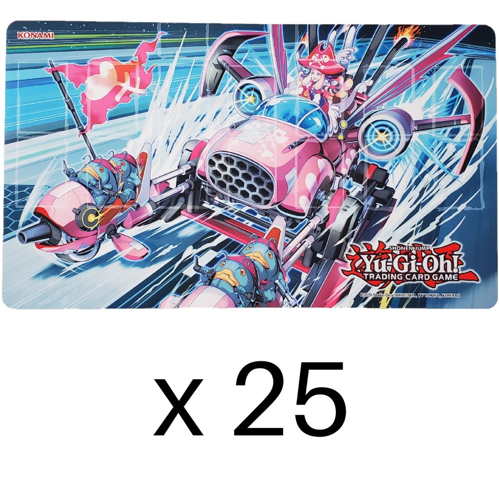 Yu-Gi-Oh! Gold Pride Chariot Carrie TCG Trading Card Play Mat – Lot of 25 Mats