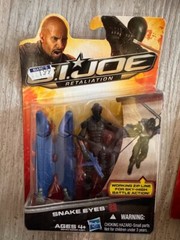 Lot of 2 G.I. JOE Retaliation Ultimate Storm Shadow & Snake Eyes 2011 NEW