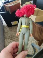 Mego Batgirl 1974 Vintage WGSH Super Gals Action Figure ~All Original Incomplete