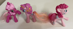 My Little Pony Figures Mix Lot of 14 Brushable Hair Various Sizes With Cart Gift