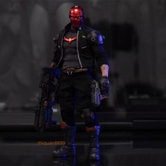 1/12 Red Hood Red Mask Head Sculpt for 12in Action Figure Sodier Body Toy