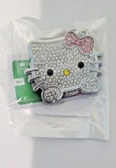HELLO KITTY CAR PUSH START/STOP ACCESSORY (PINK Crystal BLING) = BRAND NEW