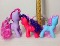 8 Vintage Wonder Pony Land UNICORN Figures plus Accessories GI-GO Toys