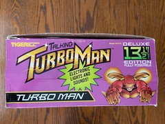 Tiger Electronics 80-618 1996 13 1/2in Talking Turbo Man Action Figure