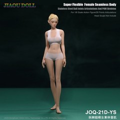 JIAOU DOLL JOQ-21D-YS 1/6 Natural Skin Seamless Body For 12″Female Action Figure