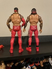 Custom WWE Ultimate Edition Jimmy & Jey Uso Wargames 2022 Bloodline