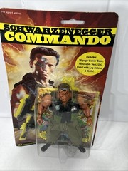 Vintage Schwarzenegger Commando Action Figure Diamond Toymakers 1985 GradedRare