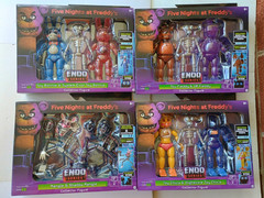 Five Nights at Freddy’s Endo Series 2 Toy Freddy Bonnie Chica Mangle FULL SET