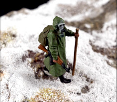 Diorama 1/72 WW2 Germany soldier Russian Sniper army toy fit 1:72 TANK