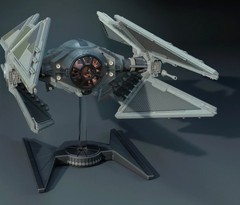 Star Wars 1/32 Scale Tie Fighter Tie Avenger W Cockpit Model Kit Custom 3d