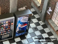 Vending Machine Model Surge Prop Garage Diorama Display Dollhouse Accessory