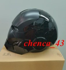 US Ship!!! Iron Man MK5 Black Helmet Electronic Wearable Voice-control Mask 2025