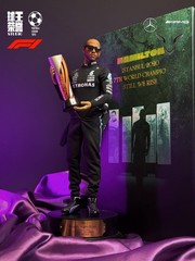 Lewis Hamilton 7x Champion Mercedes F1 1/6 Figure & Car Model – In Stock