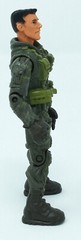 Lanard Elite Corps 2003 Alex Brody 4″ Articulated Figure black hair grey / green