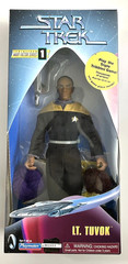 “Star Trek Voyager” Lt. Tuvok, 9” Playmates Figure New