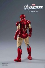 ZD-MK6: ZD Toys Marvel Iron Man Mark 6 Mark VI 7inch action figure, US Seller