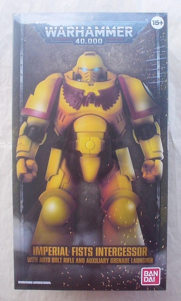 IMPERIAL FISTS INTERCESSOR Warhammer 40000 40K Bandai 1:12 7″ figure 2021