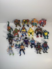 Vintage TMNT Teenage Mutant Ninja Turtles Lot Of 18 Action Figures ‘88-‘93 RARE