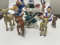 2003 Playing Mantis Rudolph Red Nose Reindeer Forever Fun Set Of 12 Yukon Hermes