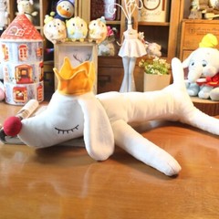 Yoshitomo Nara Pup King Plush Doll Art Goods Japan 30cm 40cm