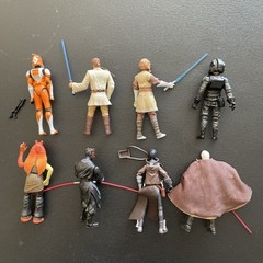 Lot of 8 Star Wars Clone Wars Action Figures 3.75”