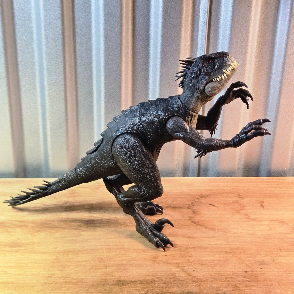 Jurassic World Scorpios Rex Light-Up Roaring Dinosaur Figure Mattel 14.5in Toy