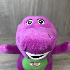 BARNEY SINGING I LOVE YOU 9″ 2011 Dinosour Plush Stuffed Animal Works