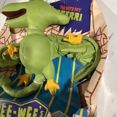1988 Pee Wee Herman’s Playhouse Pet PTERRI 13″ in box & magic screen original