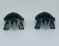 Lot Of 10 Turtles Hard Plastic And Rubber