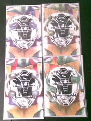 JASON DAVID FRANK SIGNED COMICS & Power Rangers X TMNT Figures Full Set Bundle