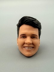 JASON smiling head sculpt Power Rangers MMPR Lightning from SDCC 2-Pack gold red