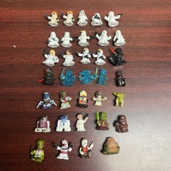STAR WARS FIGHTER PODS MICRO MINI HASBRO LOT 34 Micro Force Squinkies